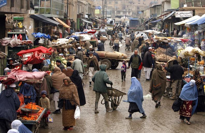 afghanistan town city people
